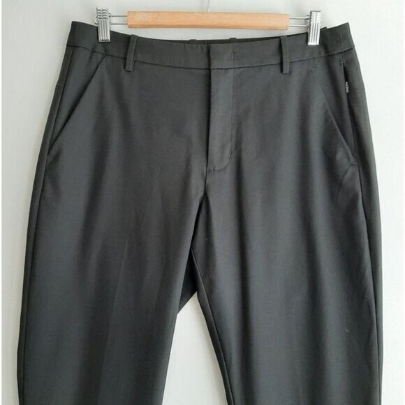 KIT & ACE Classic Slim Leg Flat Front Dress Pants Black Sz 32 - Picture 4 of 12